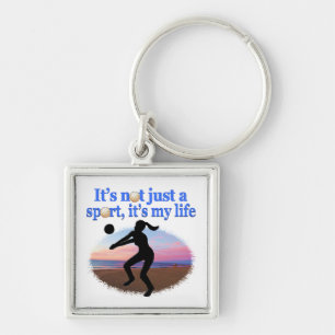 CHAVEIRO VOLLEYBALL INSPIRACIONAL É O MEU DESIGN DE VIDA
