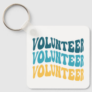 Chaveiro Voluntariado retrô