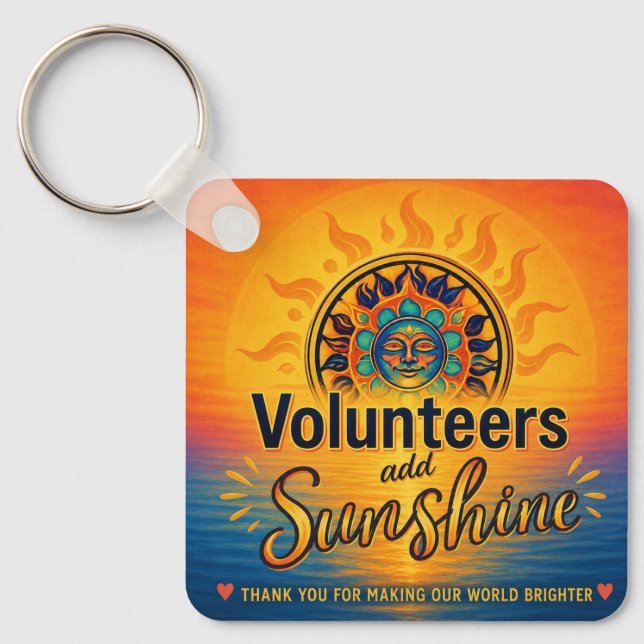 Chaveiro Voluntário Sol  (Frente)