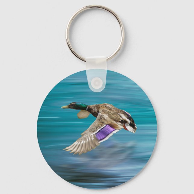 Chaveiro Voo de patos-reais (Frente)