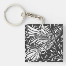 Voo gratuito de aves através de Rosas e cavalos