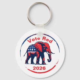 Chaveiro Votação Vermelho 2026
