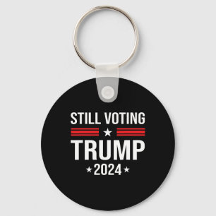 Chaveiro Votando Trump 2024 Patriotic American Flag 1