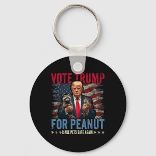 Chaveiro Votar Trump Para O Peanut O Esquilo Torna Os Anima