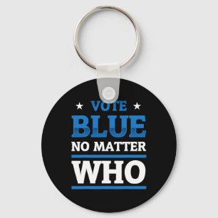 Chaveiro Vote Azul Anti Trump Para Presidente Eleição Democ