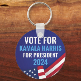 Chaveiro Vote Kamala Harris Para Presidente 2024