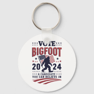 Chaveiro Vote no Pé Grande 2024 Presidencial Sasquatch