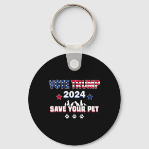 Chaveiro Vote Trump 2025 Salve Seus Animais Presidente Trum