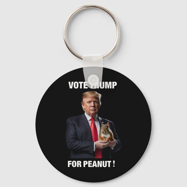 Chaveiro Vote Trump For Peanut The Squirrel 5  (Frente)