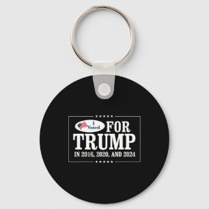 Chaveiro Votei A Favor Da Trump Em 2016 2020 E 2024