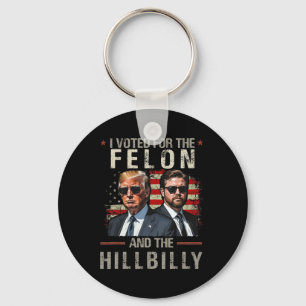 Chaveiro Votei A Favor Do Felon E Do Hillbilly Trump 2024