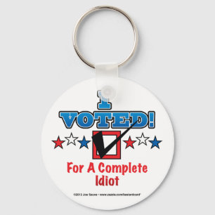 Chaveiro Votei Num Idiota Completo