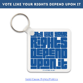 Chaveiro Votem Como Seus Direitos Dependem Disso