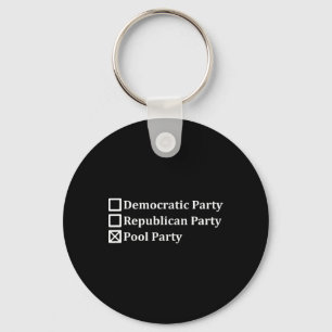 Chaveiro Voto do Partido da Piscina Republicano Democrata A