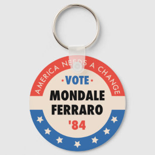 Chaveiro Voto Mondale/Ferraro '84