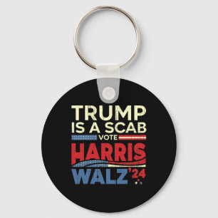 Chaveiro Voto Para Harris 2024 Trump É Um Voto De Cabra Har