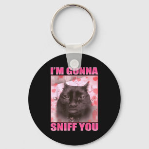 Chaveiro Vou Cheirar Você Meme de Gatos Engraçados Mulheres