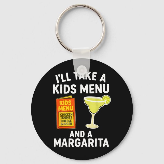Chaveiro Vou Pegar Um Menu Infantil E Uma Margarita Mãe Div (Frente)