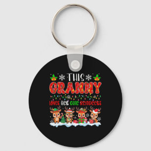 Chaveiro Vovó Ama Suas Bonitas Reindeers Grupo Xmas Papais