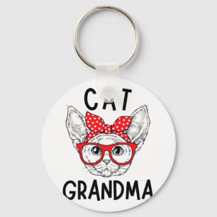 Chaveiro Vovó Devon Rex Cat Lover Cat Nana Dia de as mães