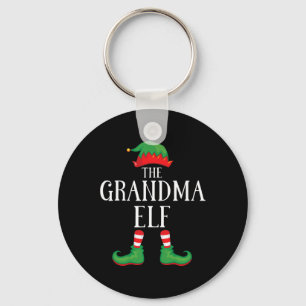 Chaveiro Vovó Elf Correspondente Grupo Xmas Família Engraça