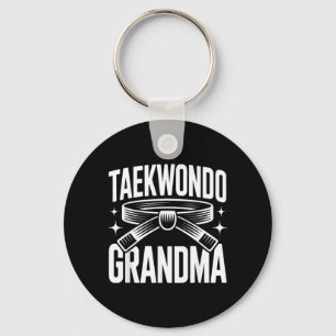 Chaveiro Vovó engraçada de Taekwondo