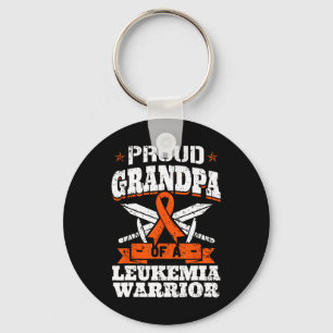 Chaveiro Vovô Orgulhoso De Um Guerreiro De Leucemia Abuelo