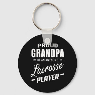 Chaveiro Vovô Orgulhoso De Um Jogador De Lacrosse Incrível