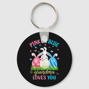 Chaveiro Vovó Rosa Ou Azul Te Ama Sexo De Coelhinho Da Pásc