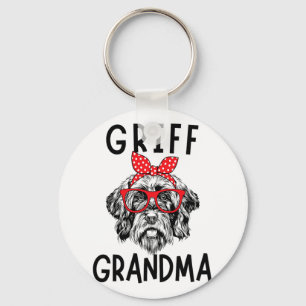 Chaveiro Vovó Wirehaired Apontando Griffon Nana Madre