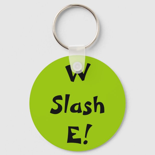 Chaveiro W Slash E! (Frente)
