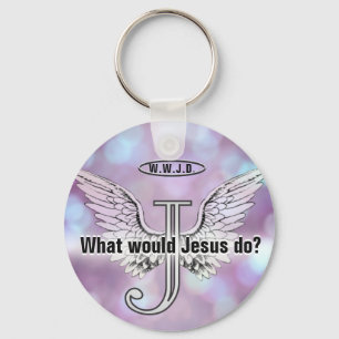 Chaveiro W.W.J.D o que Jesus fazem?