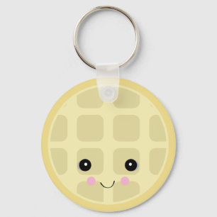 Chaveiro waffle fofo kawaii