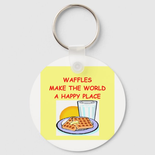 Chaveiro waffles (Frente)