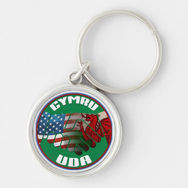 Chaveiro Wales USA Friendship Keyring (Frente)