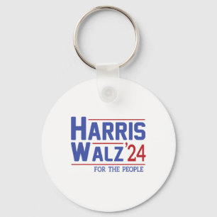 Chaveiro Walz 2024 Presidente Americano Flag Kamala Harris