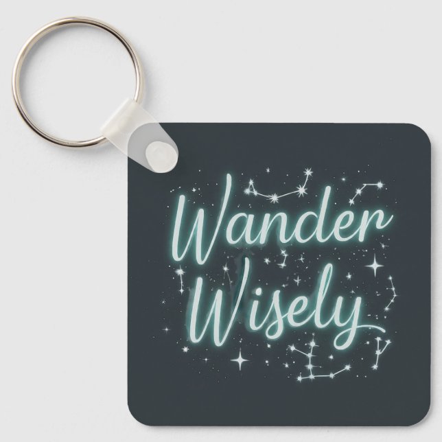 Chaveiro Wander Wisely (Frente)
