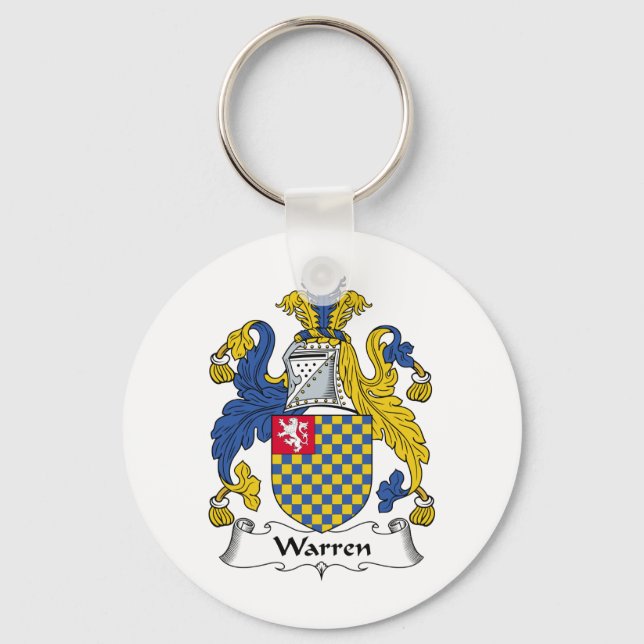 Chaveiro Warren Family Crest (Frente)