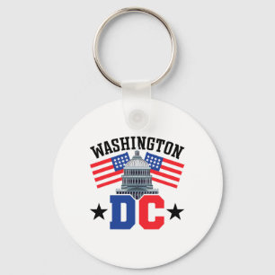 Chaveiro Washington Dc Capitol Hill American Flag Usa orgul