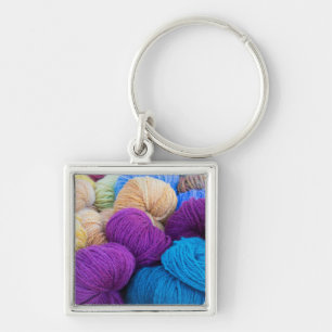Chaveiro Washington, Seabeck. Bolas de fio colorido