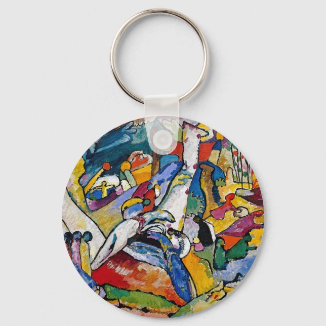 Chaveiro Wassily Kandinsky - Composição II Arte Abstrata (Frente)