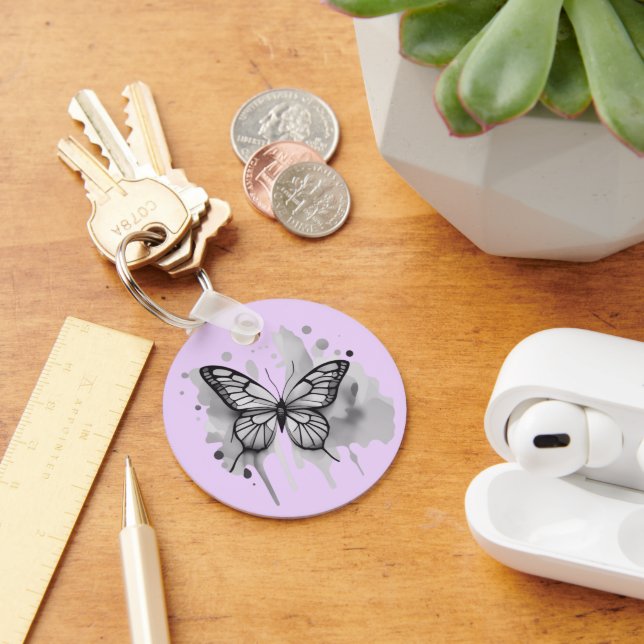 Chaveiro Watercolor Butterfly (Mesa)