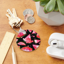 Chaveiro Watercolor Melancia 2