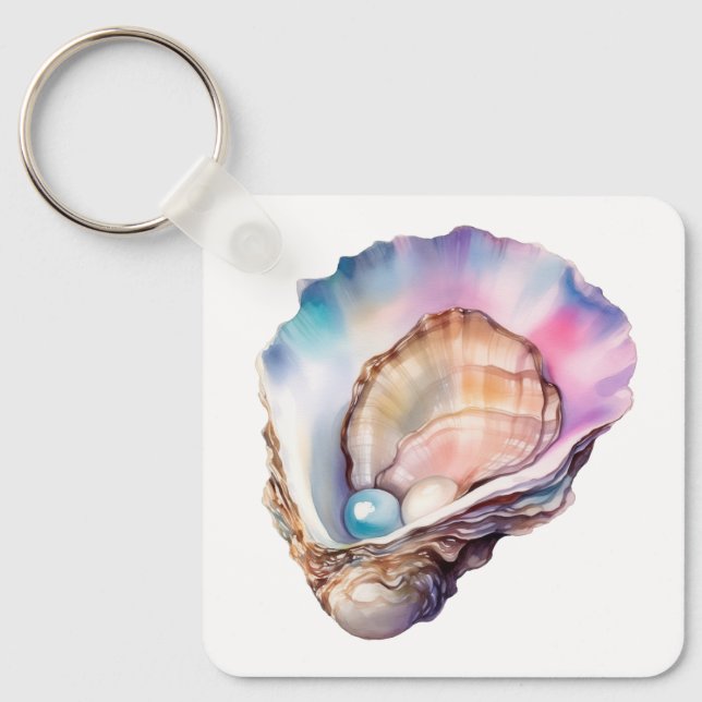Chaveiro Watercolor Oyster (Frente)