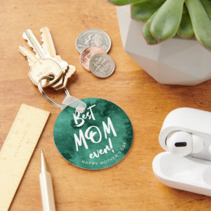 Chaveiro watercolor splash da melhor mãe do dia de as mãe