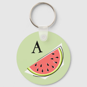 Chaveiro Watermelon Green Slice Monogram keychain