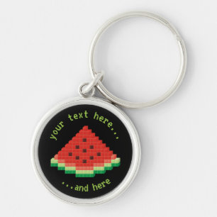 Chaveiro Watermelon Pixel Art