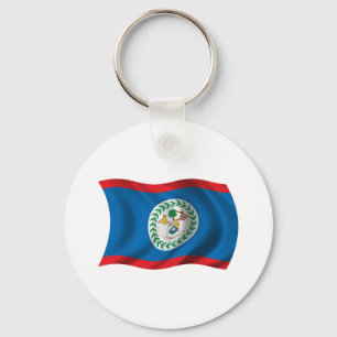Chaveiro Wavy Belize Flag