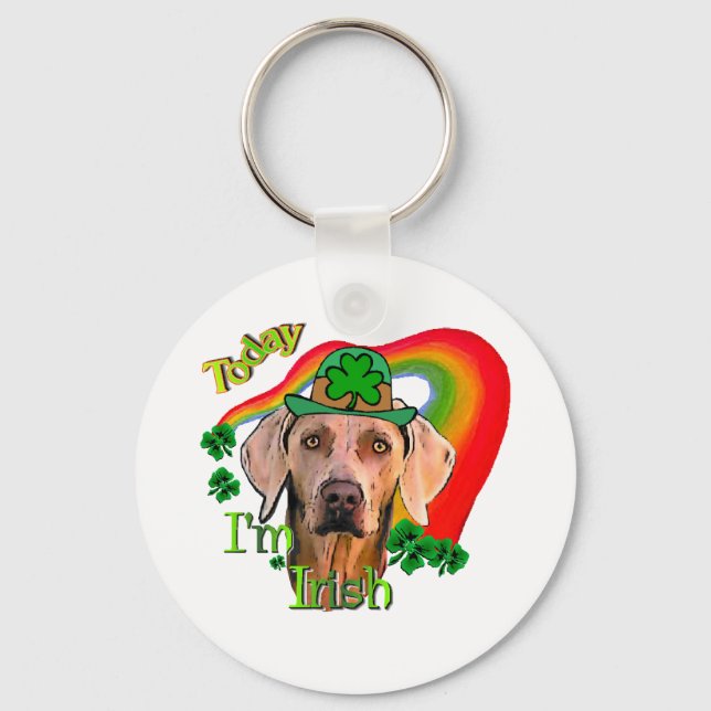 Chaveiro Weimaraner Saint Patricks (Frente)