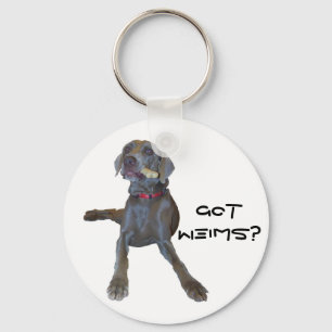 Chaveiro Weims obtido? Weimaraner